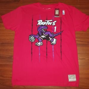 MITCHELL & NESS TORONTO RAPTORS BASKETBALL tshirt HARDWOOD CLASSIC NBA Size XL